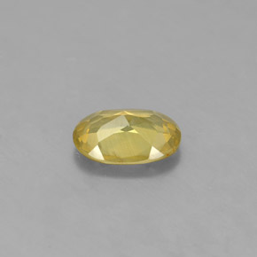 Crisoberillo naturale verde da 0,93 ct, taglio ovale, VS