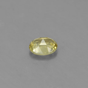Crisoberillo naturale verde da 0,56 ct, taglio ovale, VS