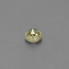 Crisoberillo naturale verde da 0,53 ct, taglio rotondo, VS