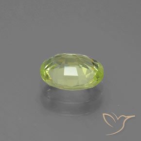 Crisoberillo Giallo verde naturale da 1.27 ct, Ovale, VVS-VS