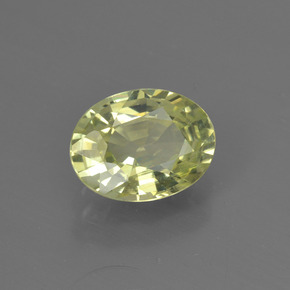 Crisoberillo Verde dorato naturale da 1.48 ct, Taglio ovale, VVS