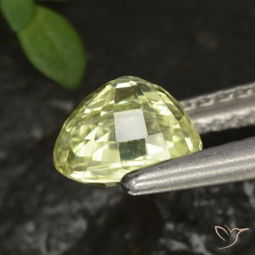 Crisoberillo Giallo verde naturale da 1.16 ct, Ovale, VS-SI