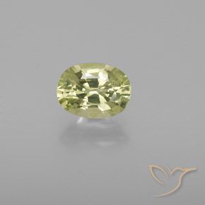 0.97ct Naturale Giallo medio Crisoberillo, Ovale, VVS-VS