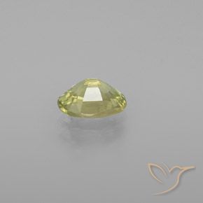 Crisoberillo Giallo medio naturale da 0.97 ct, Ovale, VVS-VS