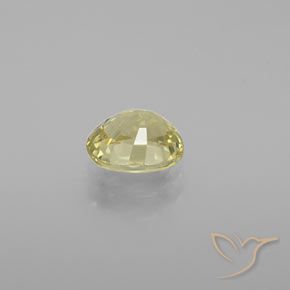 Crisoberillo Giallo chiaro naturale da 1.12 ct, Ovale, VVS-VS