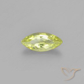 Crisoberillo Limone giallo naturale da 1.26 ct, Taglio marquise, VVS
