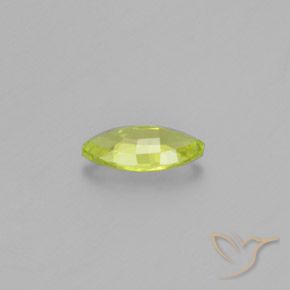 Crisoberillo Giallo medio naturale da 1.01 ct, Taglio marquise, VVS