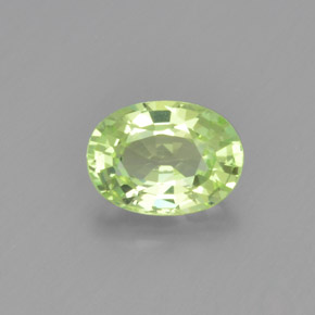 Crisoberillo naturale verde da 1,08 ct, taglio ovale, VVS-VS