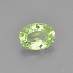 Crisoberillo naturale verde da 1,08 ct, taglio ovale, VVS-VS