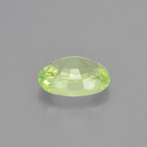 Crisoberillo naturale verde da 1,08 ct, taglio ovale, VVS-VS