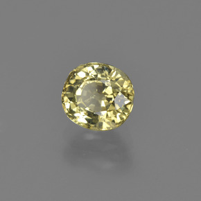 Crisoberillo naturale verde da 1,06 ct, taglio ovale, VVS-VS