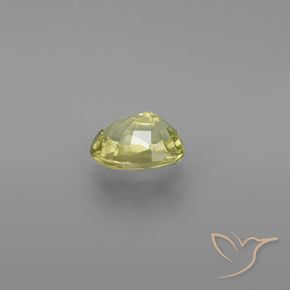Crisoberillo Giallo medio naturale da 1.24 ct, Ovale, VVS-VS