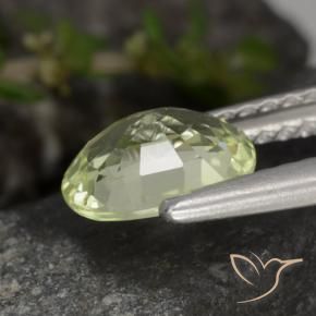 Crisoberillo Verde chiaro naturale da 1.17 ct, Ovale, VVS-VS