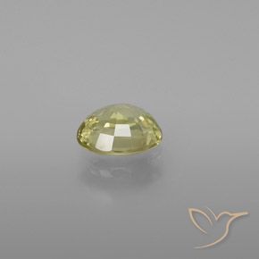 Crisoberillo Giallo verdastro naturale da 1.12 ct, Ovale, VS