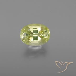 1.22ct Naturale Giallo medio Crisoberillo, Ovale, VVS-VS