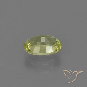 Crisoberillo Giallo medio naturale da 1.05 ct, Ovale, VVS-VS