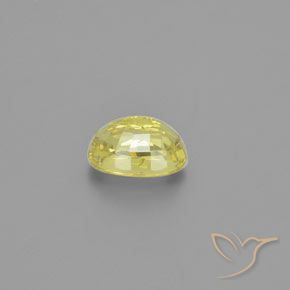 Crisoberillo Giallo chiaro naturale da 1.15 ct, Ovale, VVS-VS