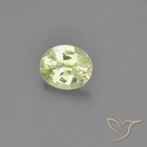 1.04ct Naturale Limone giallo Crisoberillo, Ovale, VS