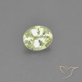 Crisoberillo Limone giallo naturale da 1.04 ct, Ovale, VS