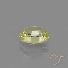 Crisoberillo Giallo medio naturale da 1.20 ct, Ovale, VVS