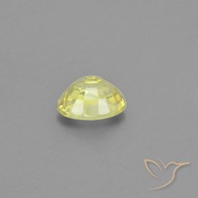 Crisoberillo Limone giallo naturale da 1.26 ct, Ovale, VS-SI