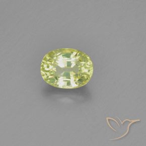 Crisoberillo Limone giallo naturale da 1.15 ct, Ovale, VVS