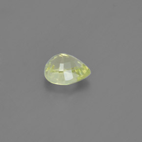 Crisoberillo Verde dorato naturale da 1.28 ct, Forma a pera, VVS-VS