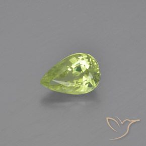 1.08ct Naturale Verde chiaro Crisoberillo, Forma a pera, VVS-VS