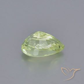 Crisoberillo Verde chiaro naturale da 1.26 ct, Forma a pera, VVS-VS