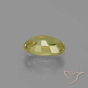 Crisoberillo Giallo medio naturale da 1.15 ct, Ovale, VVS-VS