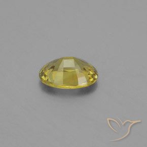 Crisoberillo Giallo chiaro naturale da 1.22 ct, Ovale, VVS