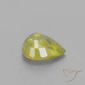 Crisoberillo Giallo verdastro naturale da 1.29 ct, Forma a pera, VS