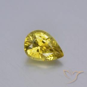 1.03ct Naturale Giallo di Digione Crisoberillo, Forma a pera, VVS
