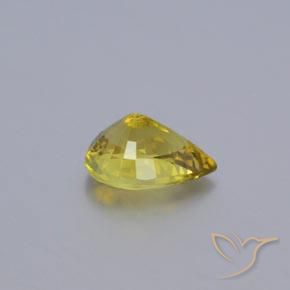 Crisoberillo Giallo di Digione naturale da 1.03 ct, Forma a pera, VVS