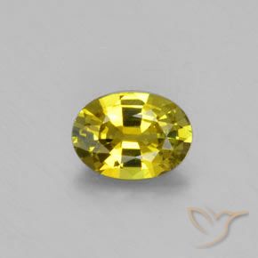 1.01ct Naturale Giallo chiaro Crisoberillo, Ovale, VVS-VS