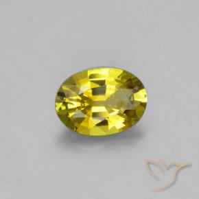 Crisoberillo Giallo chiaro naturale da 1.01 ct, Ovale, VVS-VS