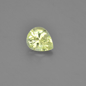 Crisoberillo naturale giallo da 1,12 ct, taglio a pera, VVS-VS