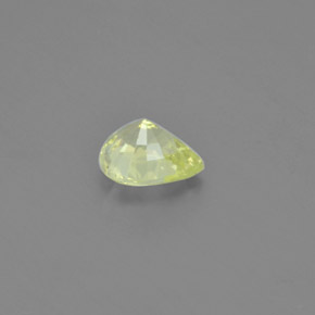 Crisoberillo naturale giallo da 1,12 ct, taglio a pera, VVS-VS