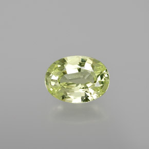 Crisoberillo naturale verde da 1,03 ct, taglio ovale, VVS-VS