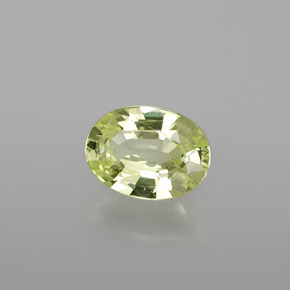 Crisoberillo naturale verde da 1,03 ct, taglio ovale, VVS-VS
