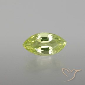 0.97ct Naturale Giallo Limone Chiaro Crisoberillo, Taglio marquise, VVS-VS