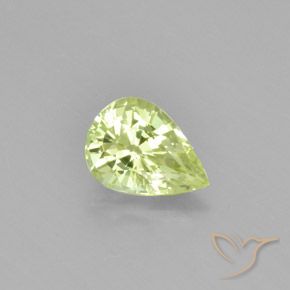 1.11ct Naturale Giallo Limone Chiaro Crisoberillo, Forma a pera, VVS