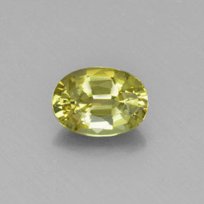 Crisoberillo Giallo mais chiaro naturale da 1.36 ct, Taglio ovale, VVS