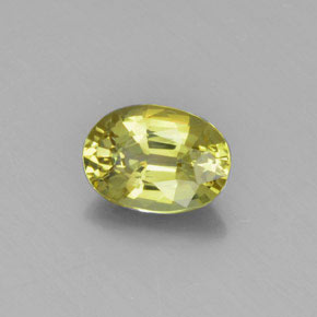 Crisoberillo Giallo mais chiaro naturale da 1.36 ct, Taglio ovale, VVS
