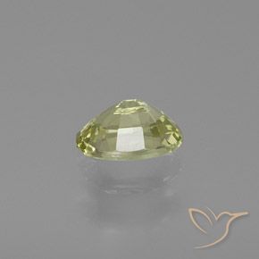 Crisoberillo Giallo chiaro verdastro naturale da 1.00 ct, Ovale, VVS-VS