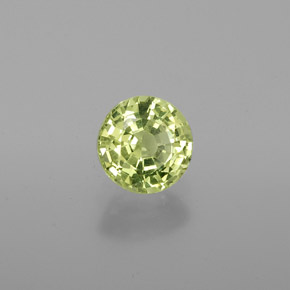 Crisoberillo naturale verde da 1,03 ct, taglio rotondo, VS