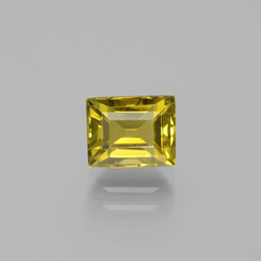 Crisoberillo Giallo verdastro naturale da 1.78 ct, Taglio a baguette, VS