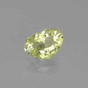 Crisoberillo Verde dorato naturale da 1.35 ct, A forma di cuore, VVS