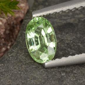 Crisoberillo Verde naturale da 0.49 ct, Taglio ovale, VS
