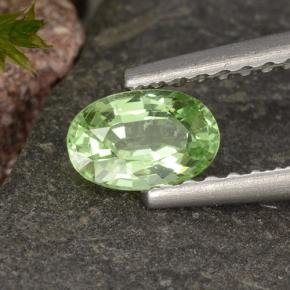 Crisoberillo Verde naturale da 0.49 ct, Taglio ovale, VS